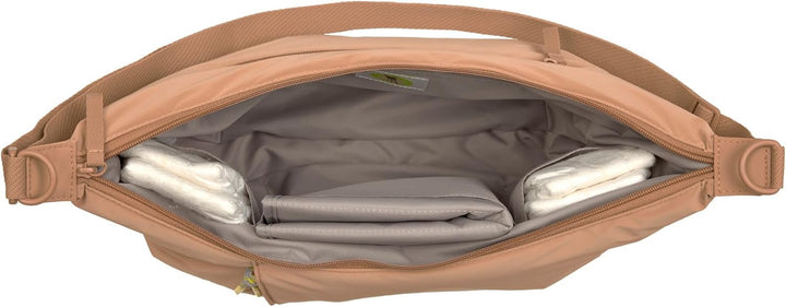 LÄSSIG Baby Wickeltasche zum Umhängen mit Wickelunterlage, Kinderwagenbefestigung, wasserabweisend/G