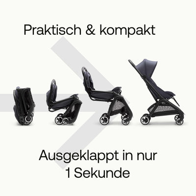 Bugaboo Butterfly ultrakompakter Reise-Kinderwagen, klein & leicht, einhändig faltbar und einfach zu