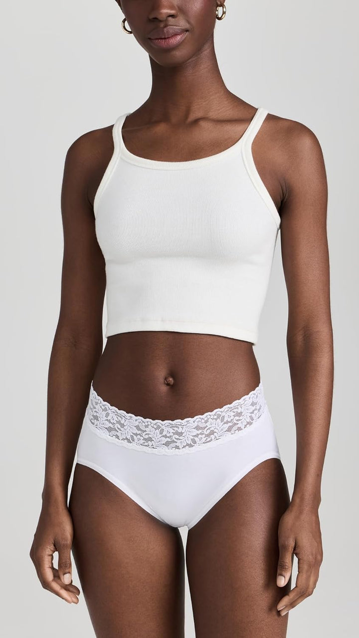 Organic Cotton Brief, White, Size S