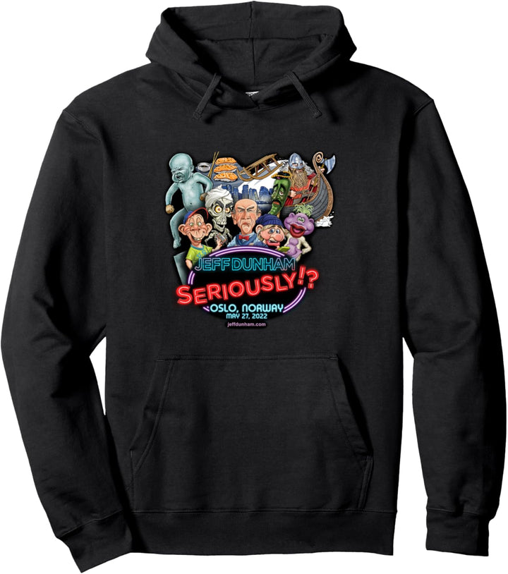 Jeff Dunham Oslo, Norway (2022) Pullover Hoodie