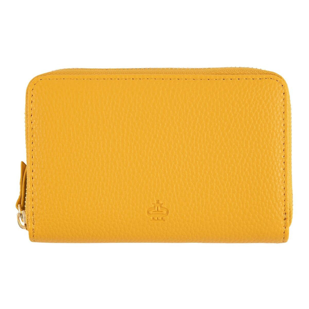 DRAEGER Paris – Geldbörse – 15 x 2,5 x 9,5 cm – Grün/Gold – Reissverschluss – Accessoire Mode, Mode,