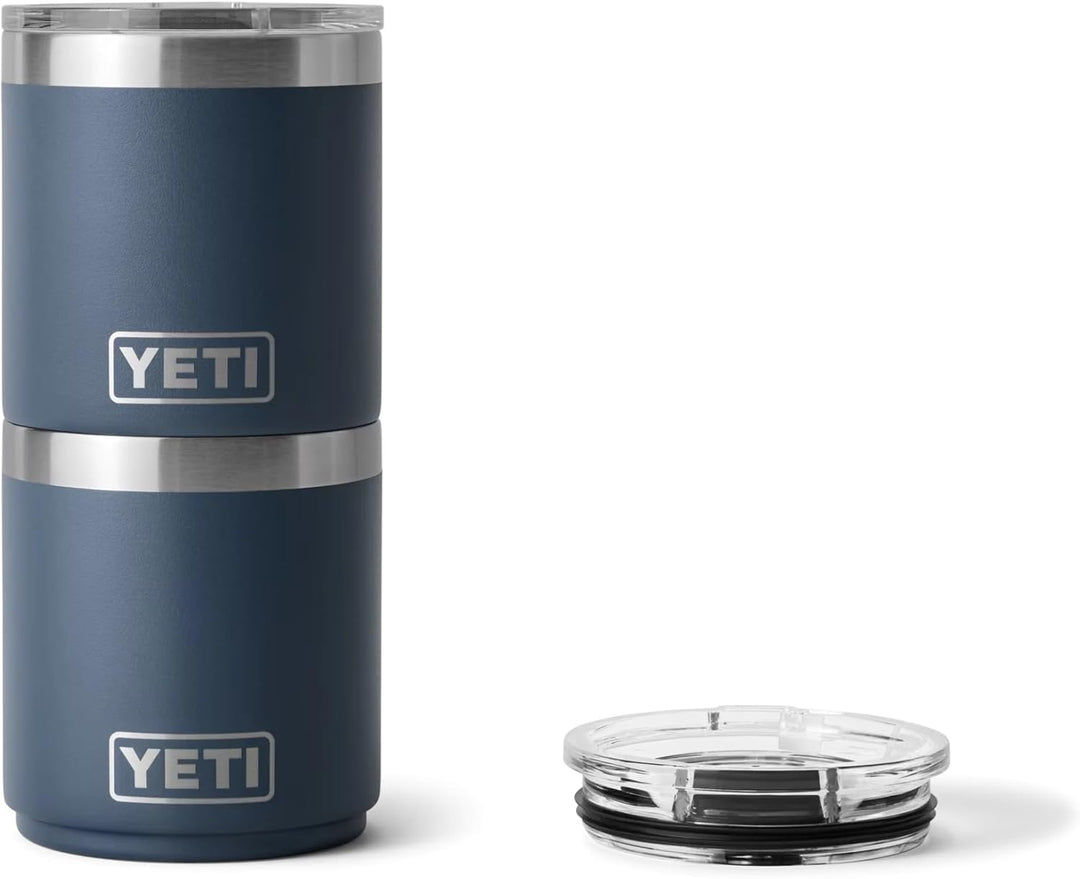 YETI Rambler Stapelbares Lowball Mit MagSlider Deckel, Navy, 10 oz (295 ml), Navy