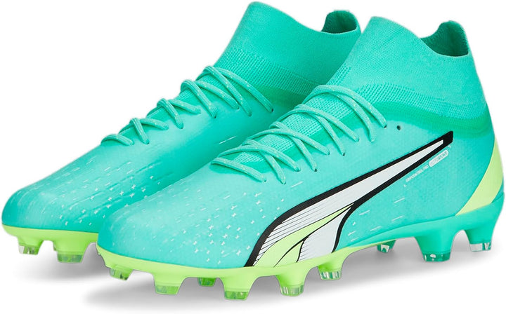 Puma Herren Ultra Pro Fg/AgFussballschuh 40.5 EU Electric Peppermint Puma White Fast Yellow, 40.5 EU