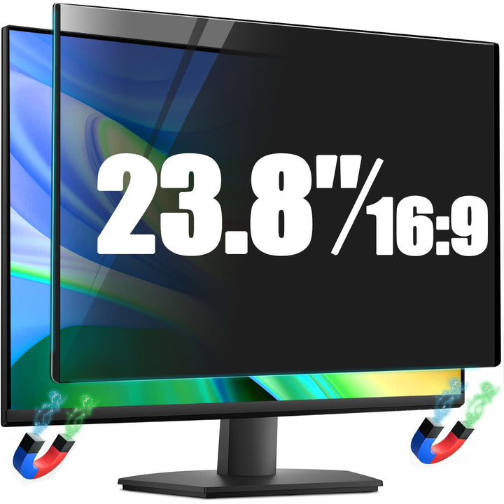 23.8 Zoll Monitor Magnetisch Blickschutzfolie 16:9 Seitenverhältnis, Anti Blaulichtfilter, Anti Glar
