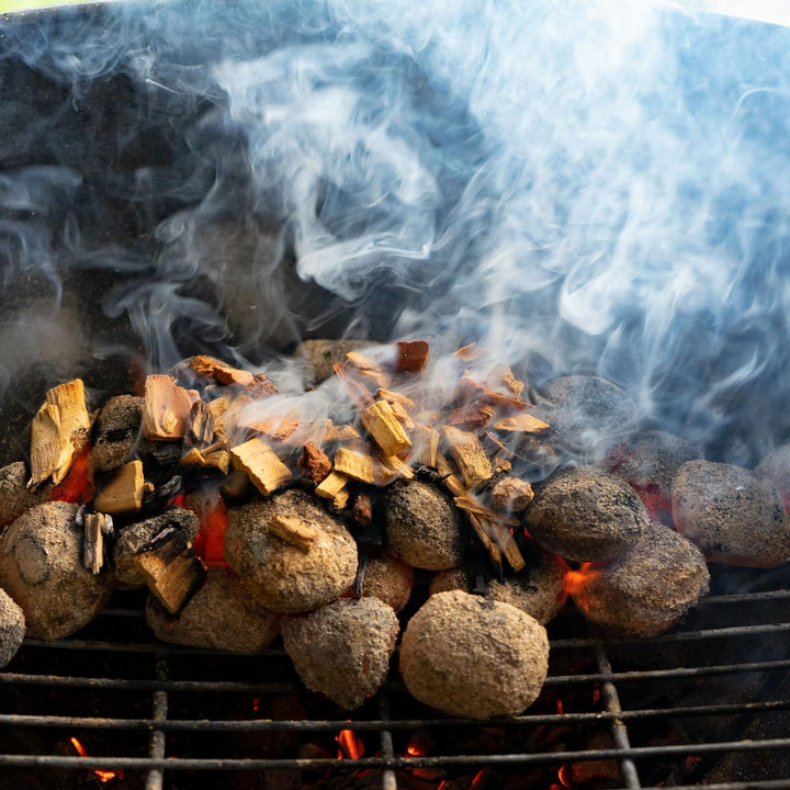 grillart® Premium BBQ Räucherchips Mix 4er XL Set für das besondere Raucharoma – sehr rauchaktives R