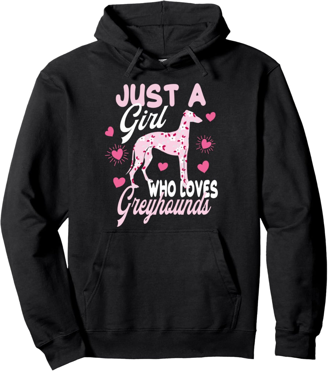 Greyhound Dog Pretty for Women Girls Funny Quote Saying Pullover Hoodie