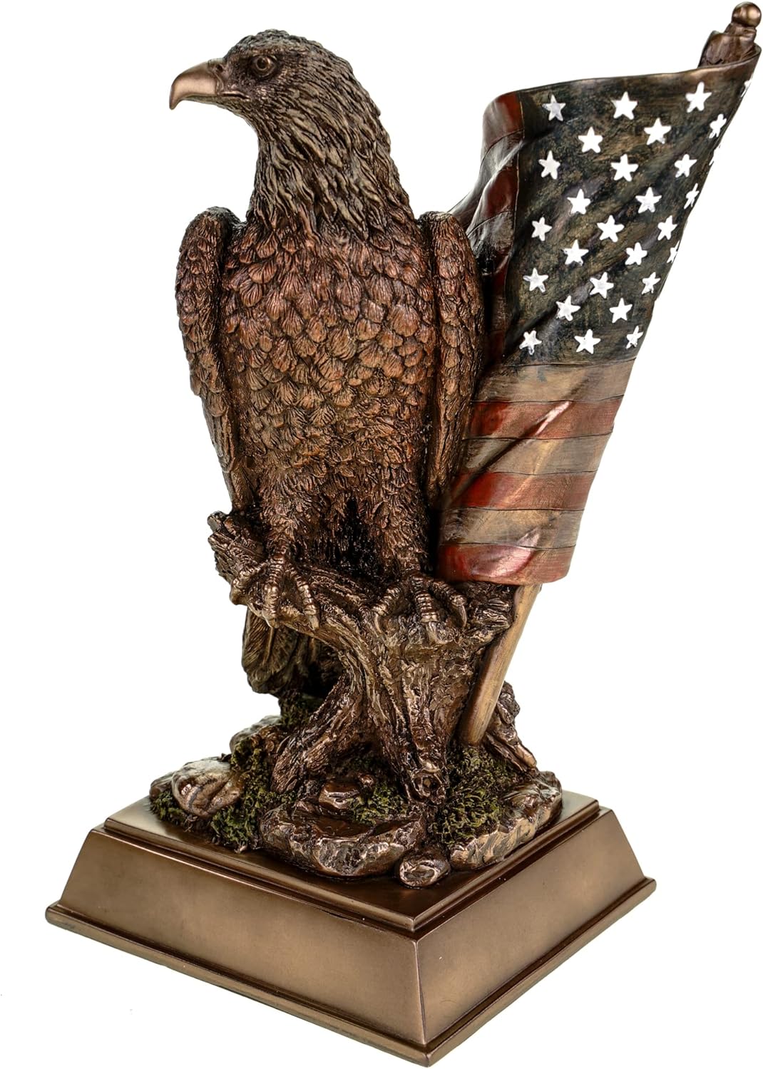 Veronese Weisskopfseeadler mit US Flagge Adler Freiheitsstatue Statue of Liberty Figur Skulptur