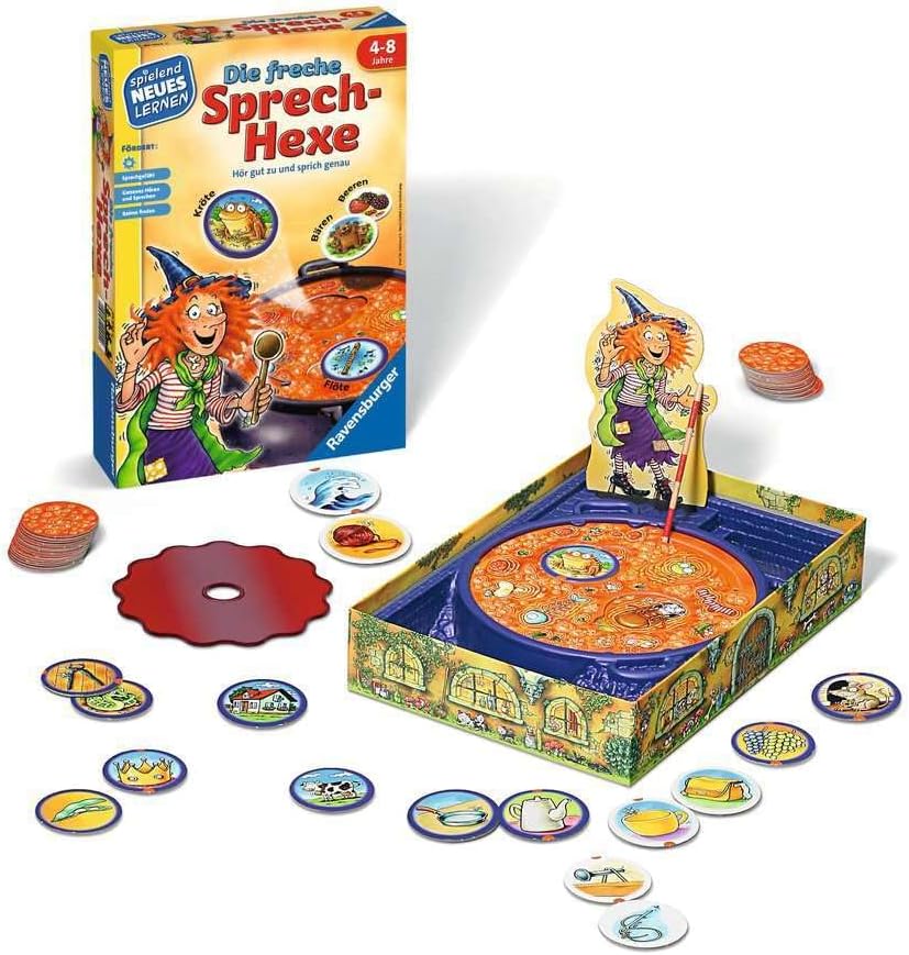 Ravensburger 24956 - Die Lese-Ratte - Spielen und Lernen für Kinder & 24944 - Die freche Sprech-Hexe