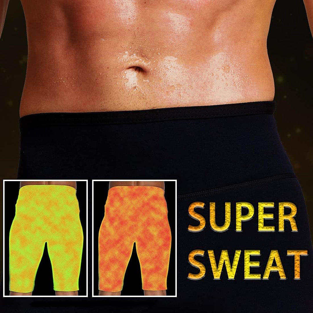 Martiount Männer Schweiss Sauna Shorts Herren Hot Sweat Sauna Hose Neopren Body Shaper Hosen Effekt