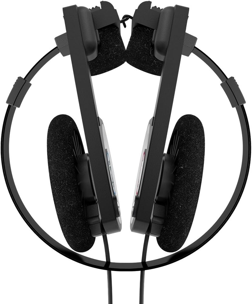 Koss Porta Pro auf Ohr Kopfhörer mit Fall schwarz schwarz On-Ear-Kopfhörer, schwarz On-Ear-Kopfhörer