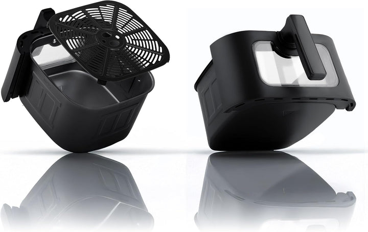 Berdsen Heissluftfritteuse XXL 8L - Airfryer mit Sichtfenster und Touchscreen - 1700W - 12 Programme
