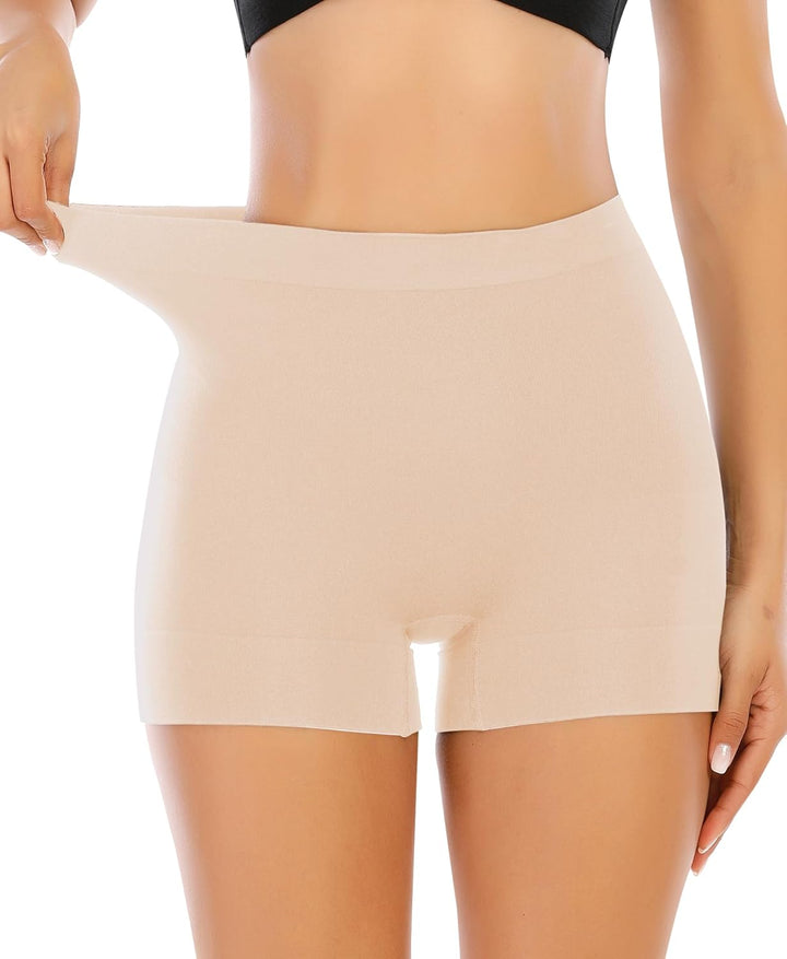 Nahtlose Miederhose Leicht Formende Bauchweg Unterhose Damen Shapewear Kurze Leggings Miederpants Un