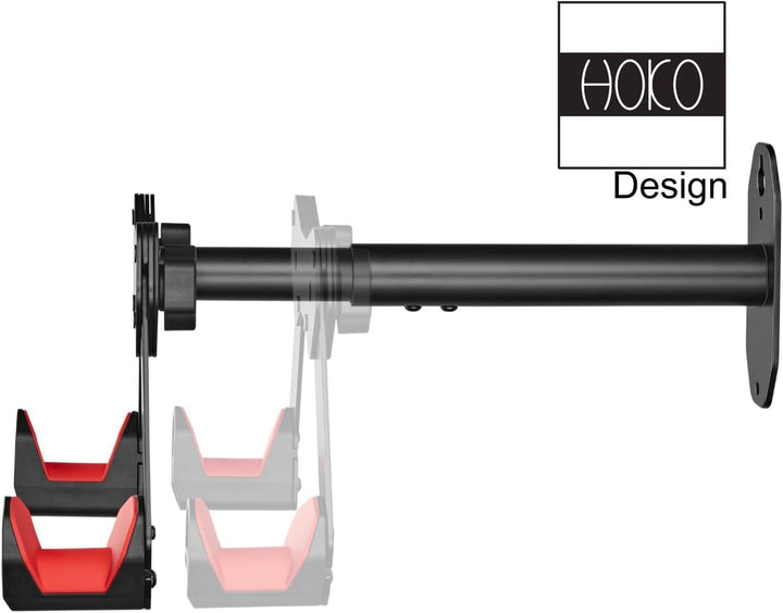 HOKO-VELO 25 2er set verstellbare Fahrrad Wand Halterung/Rahmenhalter mit Silikon-Schutz als Geschen