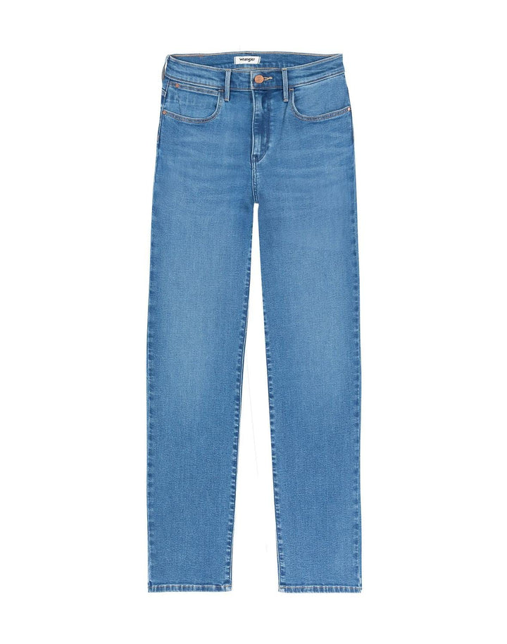 Wrangler Damen Jeans Straight 32W / 32L Gelb, 32W / 32L Gelb