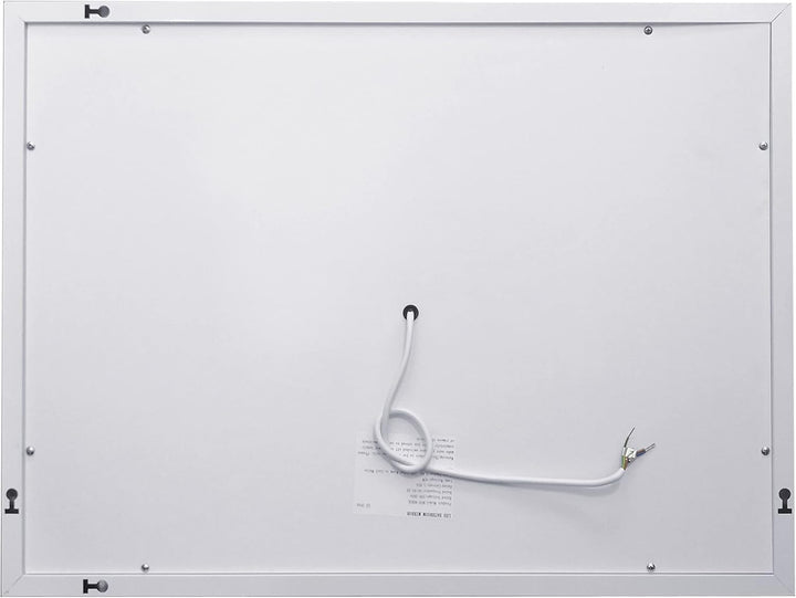MIQU Badspiegel LED 60 x 50 cm Badezimmerspiegel mit Beleuchtung warmweiss/kaltweiss dimmbar Lichtsp