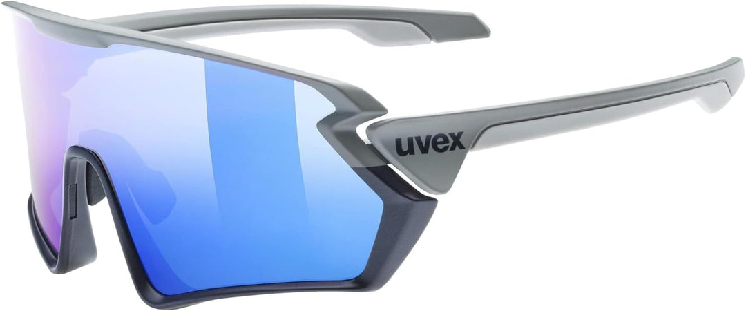 uvex Unisex Sportstyle 231 Sportbrille (1er Pack) Einheitsgrösse rhino deep space mat/blue, Einheits