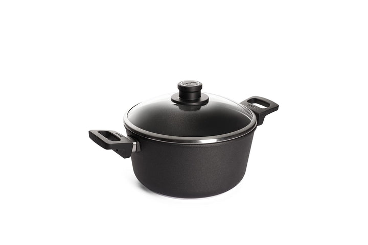 Woll 124ILL Induction Line Gusstopf ø 24 cm, 12 cm hoch, 4.5 Liter mit 2 Seitengriffen inklusiv Sich