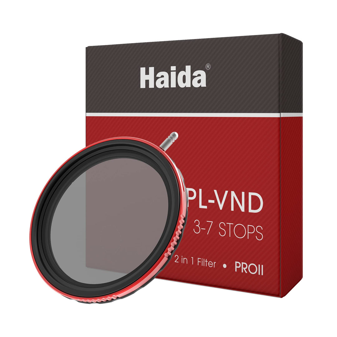 Haida CPL + VND 2-in-1 Filter 82mm - Polarisationsfilter variabler ND-Filter 3-7 Stopps ND8 ND16 ND3