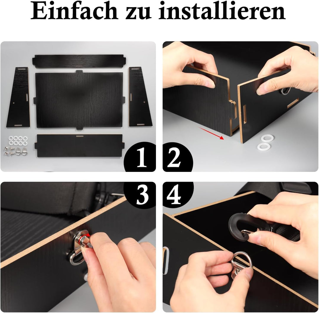 Bauchladen Junggesellinnenabschied Schwarz Bauchladen JGA 40 * 26 * 10.5cm Bauchladen Braut Holz Jun