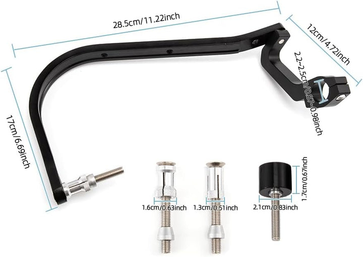 22mm Motorrad Handguards für Dirtbike MX ATV Offroad Aluminium Universal Lenker Schutz