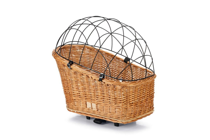 Beeztees - Fahrradkorb Gepäckträger+Gitterabdeckung - Weide - 45x23 cm