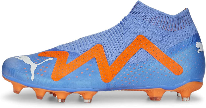 PUMA Jungen Future Match+ Ll Fg/AgFussballschuh 46 EU Blue Glimmer Puma White Ultra Orange, 46 EU Bl