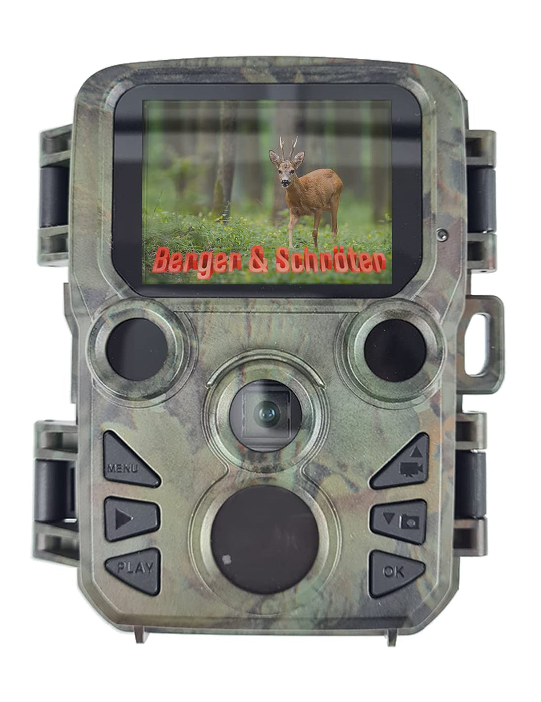 Berger & Schröter Full HD Mini Wildkamera 20 Megapixel, 32 GB | Tag- und Nachtaufnahmen rund um die