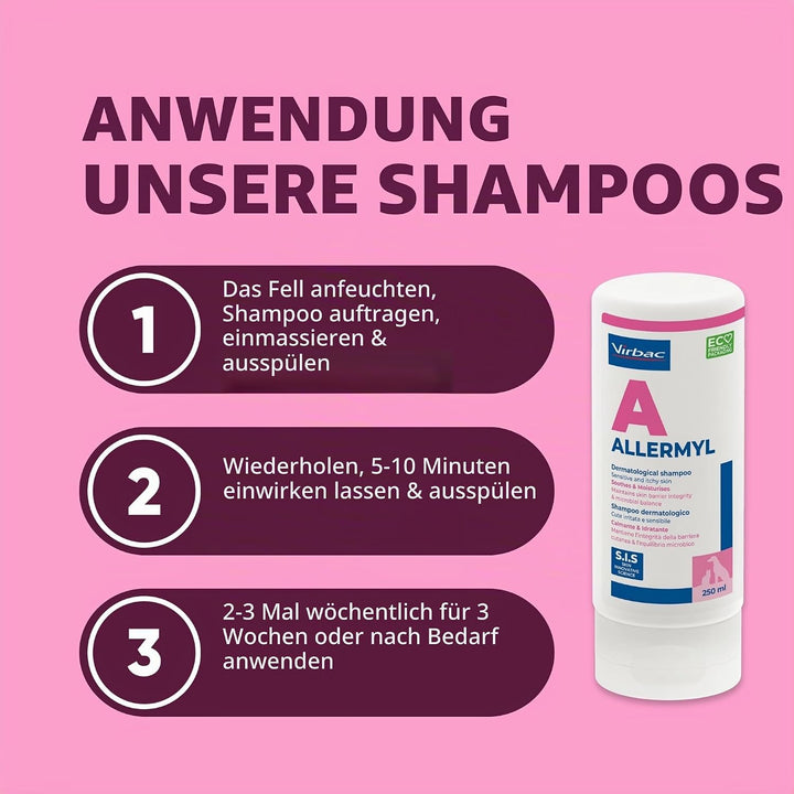 Virbac Allermyl Allergie-Shampoo 200 ml. 200 ml (Pack of 1), 200 ml (Pack of 1)