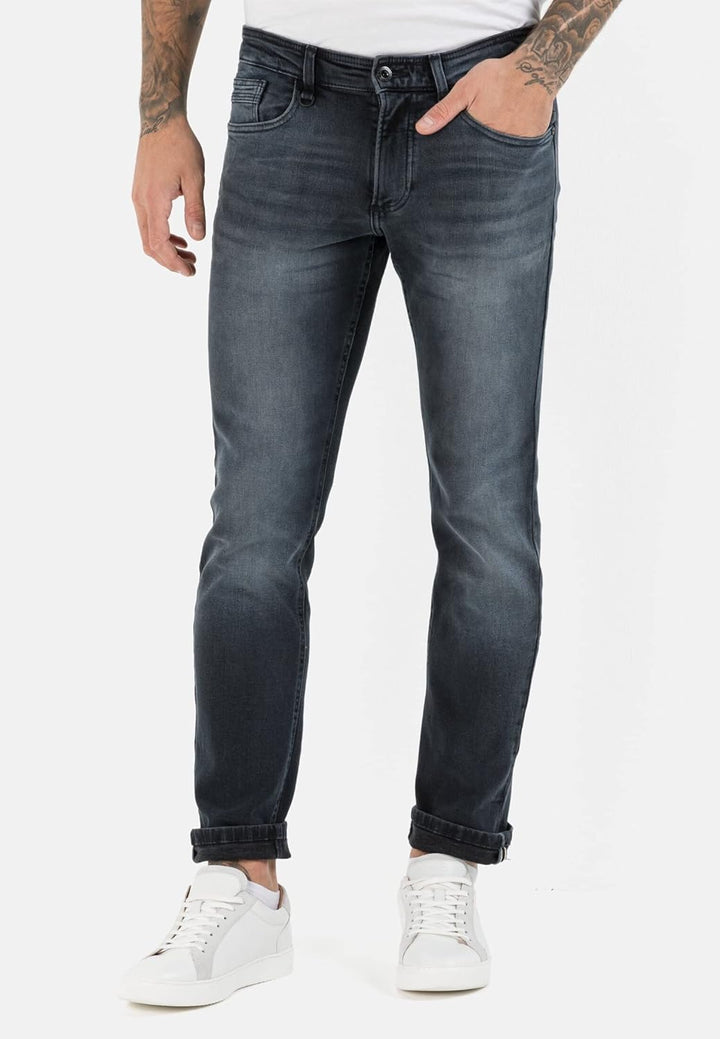 camel active Herren fleXXXactive® Denim in Slim Fit 31W / 30L Dunkelblau, 31W / 30L Dunkelblau