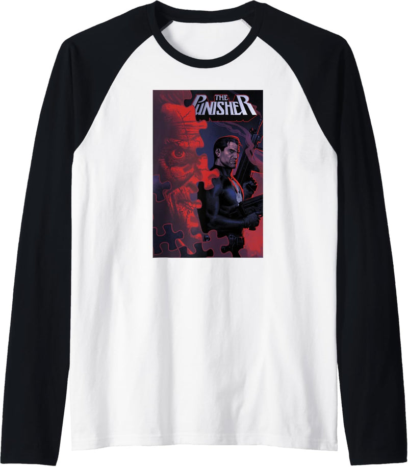 Marvel The Punisher Comic Cover Raglan