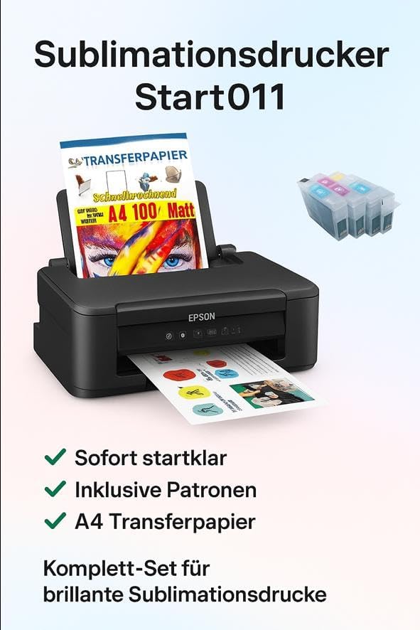 Dr. Inkjet Starterpaket für Sublimation im A4 Format