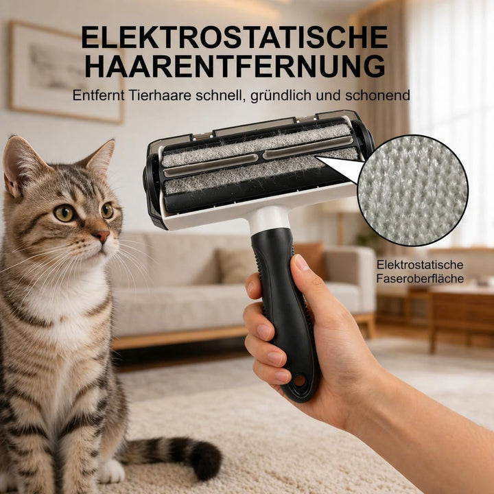 Tierhaarentferner, Hundehaarentferner, Katzenhaarentferner, Fussenroller, Wiederverwendbarer, Elektr