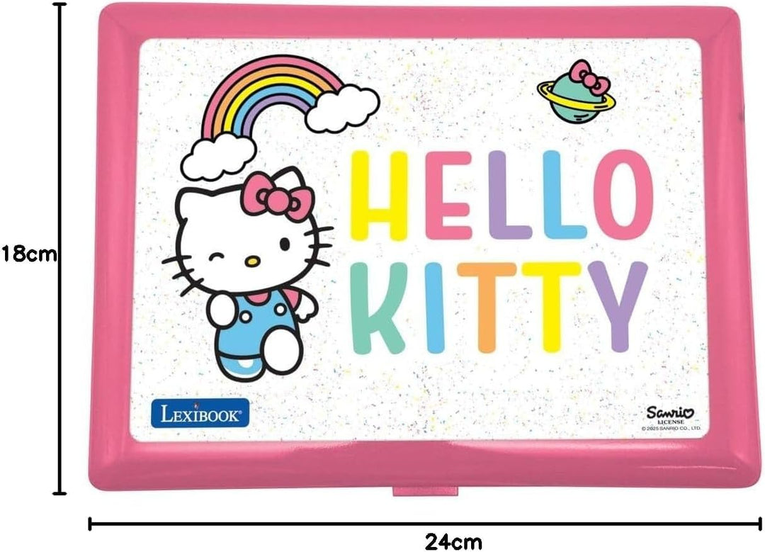 Lexibook, Hello Kitty, Zweisprachiger Lern-Laptop Englisch/Deutsch,164 Aktivitäten: Sprache, Schreib