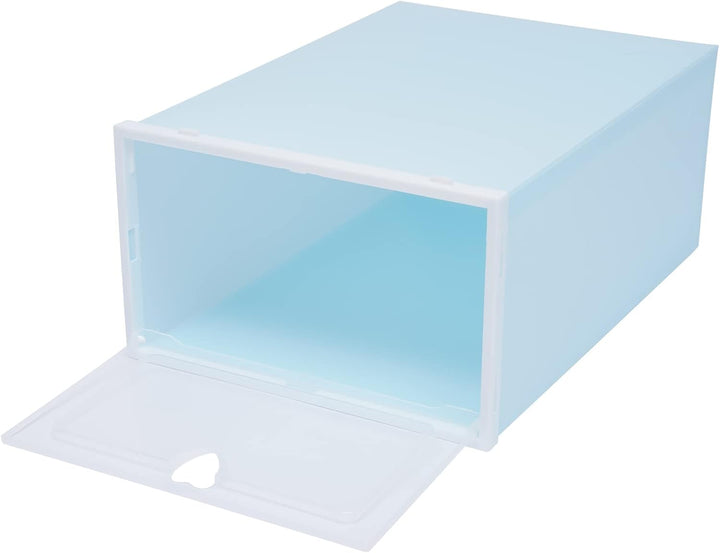 Schuhboxen, 20 Stück Stapelbarer Kunststoff Schuhaufbewahrungsbox Transparenter Schuhboxen Set Faltb
