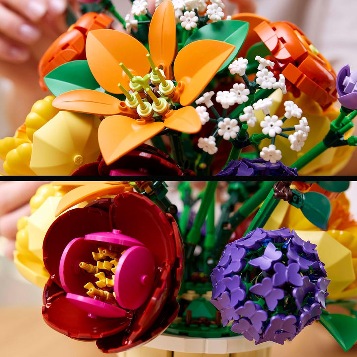 LEGO Botanicals Blumengesteck (10345); Blumen-Deko; Bauset für Erwachsene; Geschenk