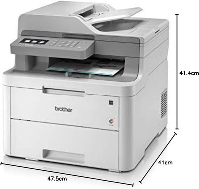 BROTHER DCPL3550CDWG1 Multifunktionsdrucker WLAN, LAN, ADF, WLAN, LAN, ADF