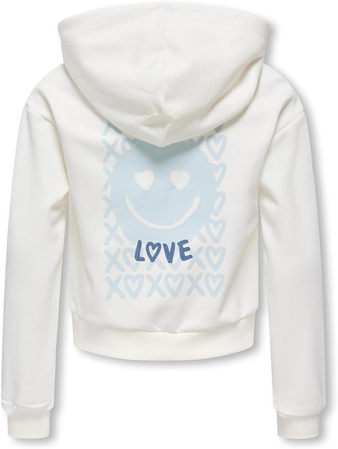 ONLY Kids Mädchen Hoodie Kapuzenpullover Sweatshirt mit Kapuze und grossem Rückenmotiv KOGCooper Lif
