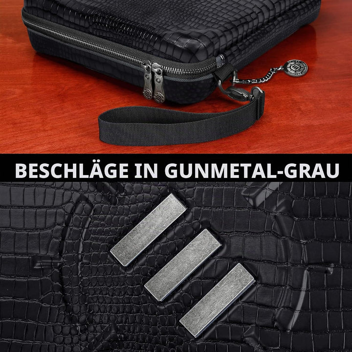 ENHANCE RPG-Organizer-Tasche – DND-Ordner mit integriertem Zeichenblatthalter und löschbarem Anreiss