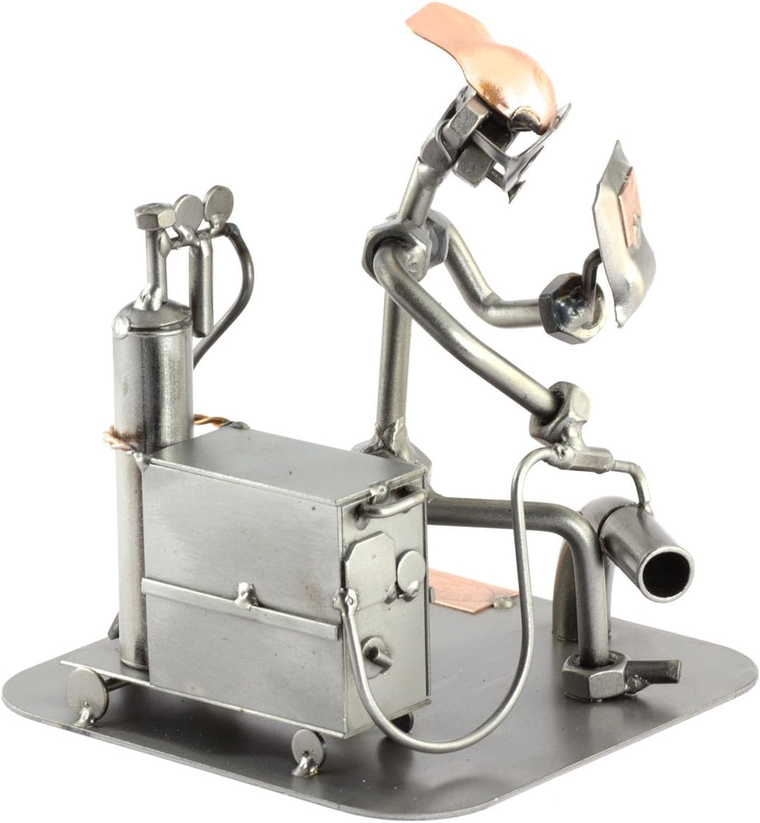 Steelman24 I Schraubenmännchen Schweisser Mit Persönlicher Gravur I Made in Germany I Handarbeit I G
