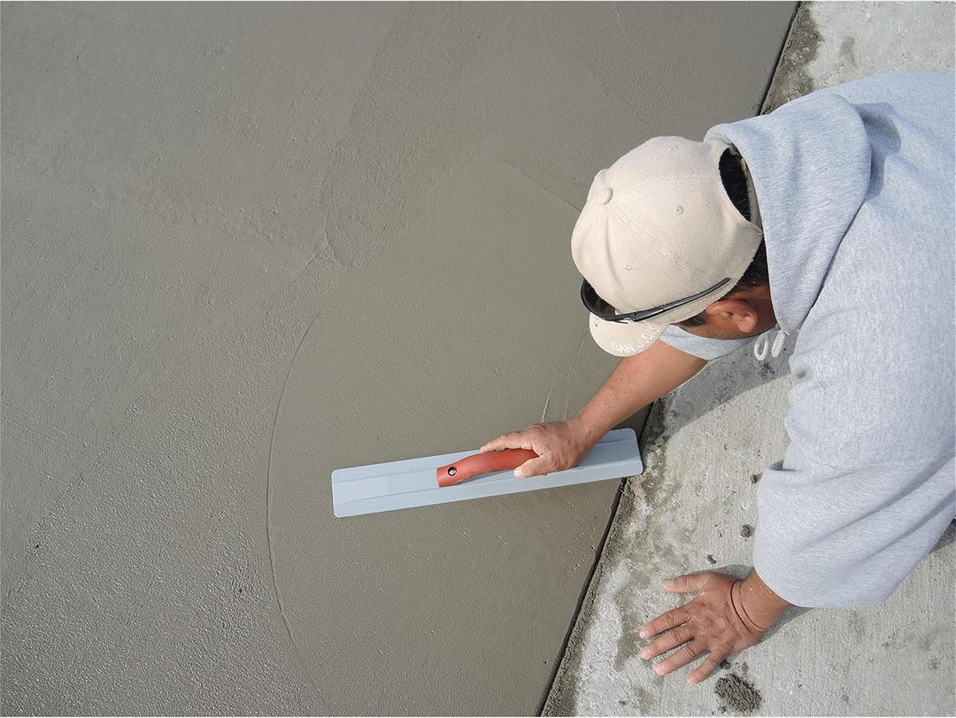 Marshalltown Handglätter mit Durasoft Griff, aus Magnesium, für Boden und Beton, Grösse des Glätters