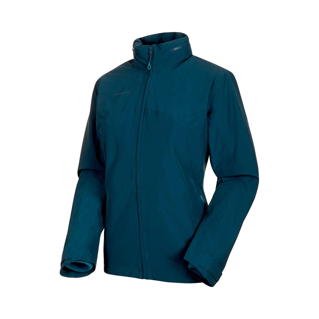 Mammut Damen Hardshell-Jacke mit Kapuze Trovat Hooded L wing teal-sapphire, L wing teal-sapphire