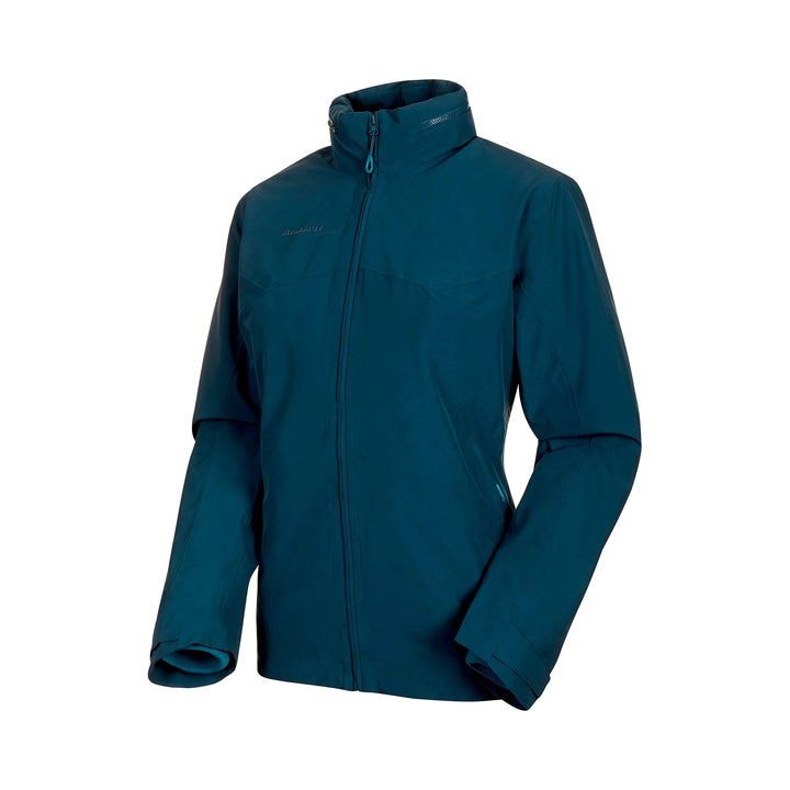 Mammut Damen Hardshell-Jacke mit Kapuze Trovat Hooded L wing teal-sapphire, L wing teal-sapphire