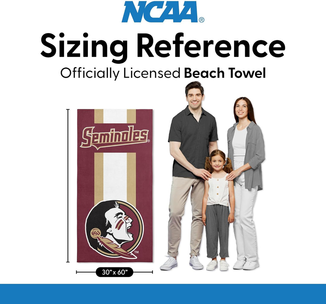 Northwest Unisex-Erwachsene Strandtuch Florida State Seminoles 30" x 60" Zonenlesung, Florida State