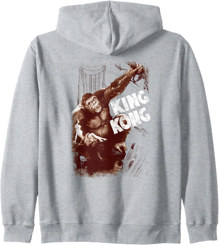 King Kong Sepia Snag Kapuzenjacke