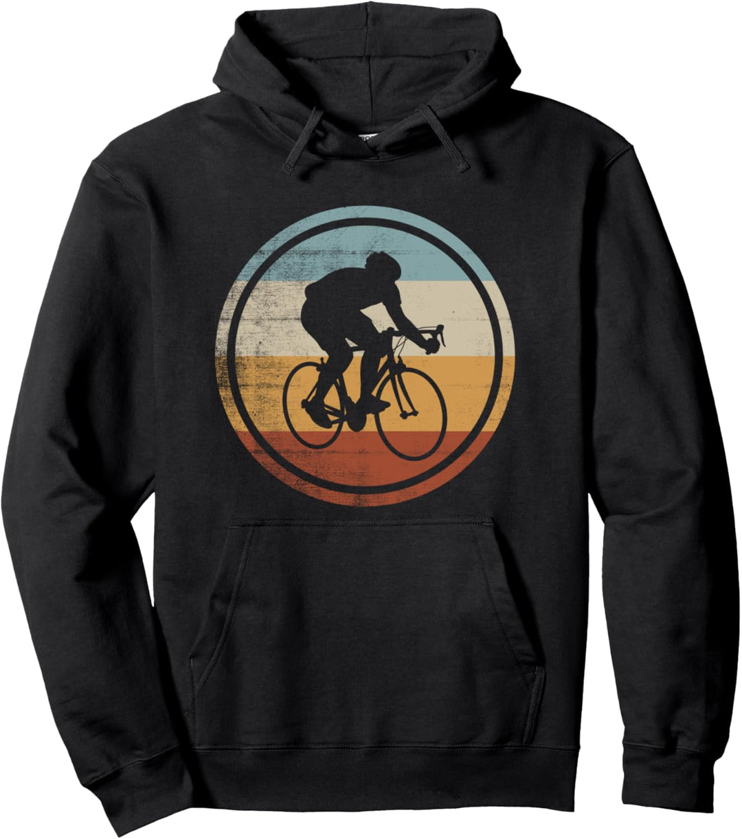Retro Vintage Radfahrer Design Rad Radfahren Pullover Hoodie