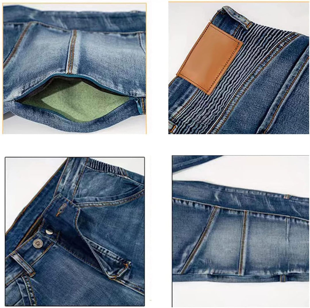 oFzimTo Motorradhose Herren/Damen, Aramid-Gewebe Stretch Jeans Hosen Herren/Damen, Motorrad Hosen mi