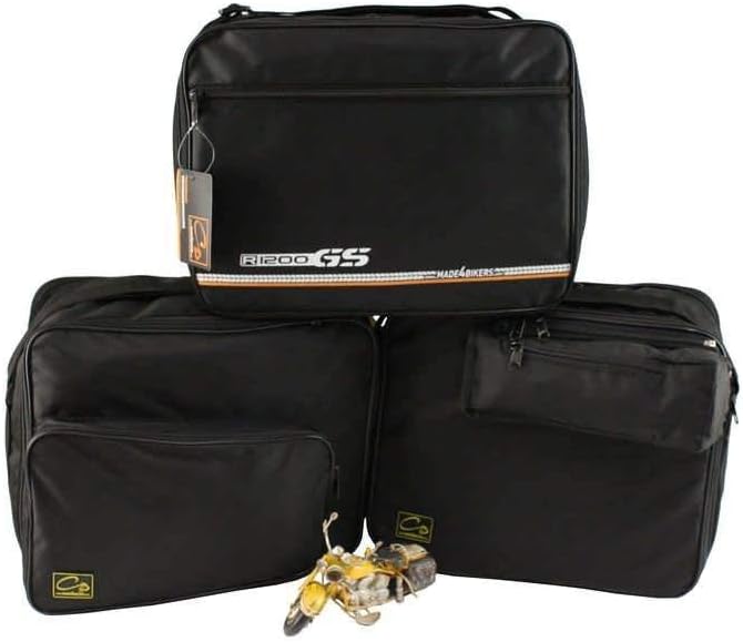 made4bikers Promotion-Bag: KomplettSet Innentaschen TopCase UND Koffer passend für BMW R1200GS-LC R1