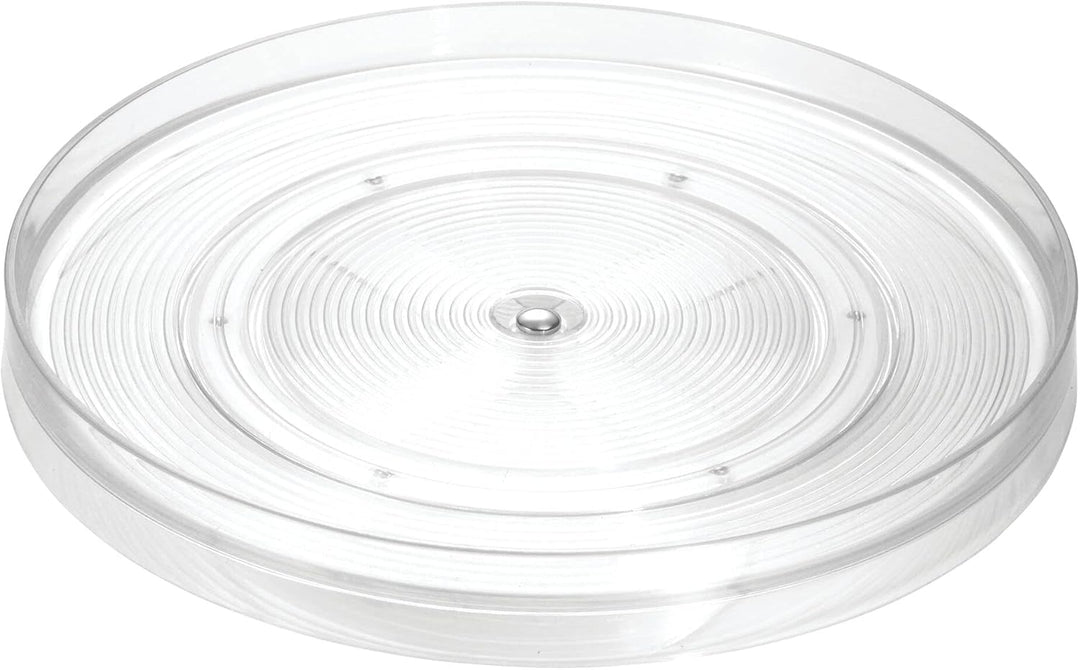 iDesign Kunststoff, plateau tournant, grand pivotant en plastique épices et ingrédients de cuisine,