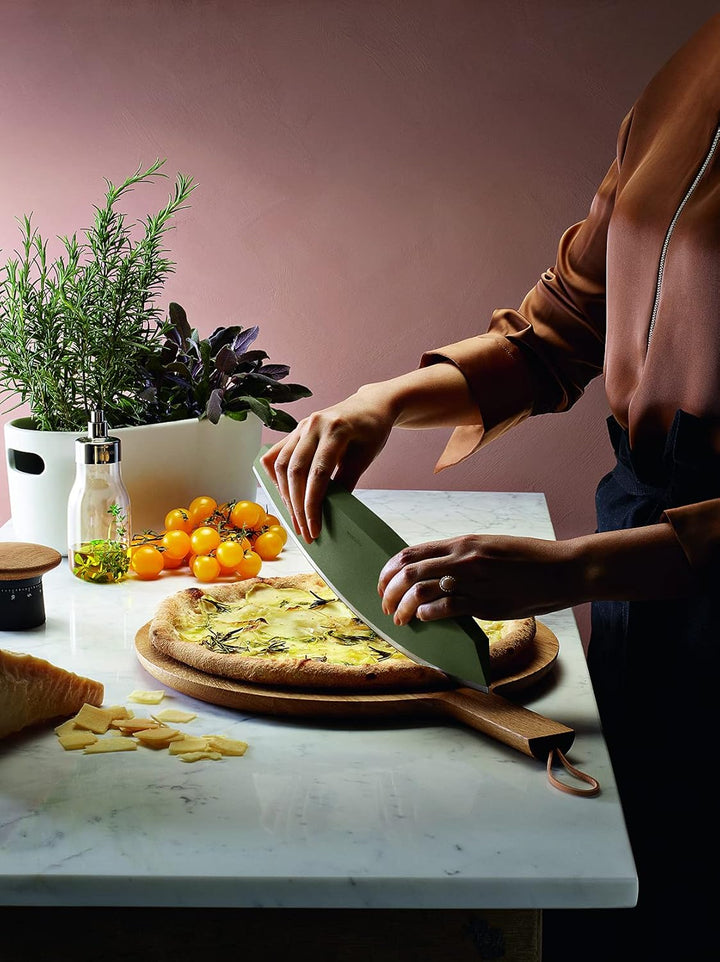 EVA SOLO | Pizza-/Kräutermesser Green Tool | Zerteilen, schneiden und hacken – schnell und einfach |