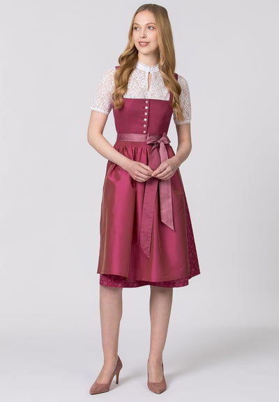 Stockerpoint Damen Dirndl Viano Kleid für besondere Anlässe 34 Beere, 34 Beere